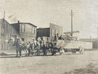 Item #1914 [Photograph of a San Antonio Parade Float Labeled "For Our Boys at the Front" and...