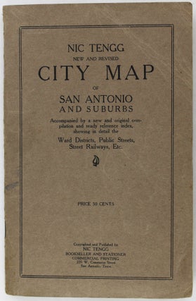Item #3504 Map of the City of San Antonio, Bexar County, Texas. Including Suburbs both North and...