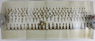 Item #3552 [Panoramic Photograph of African American Midshipmen with Extensive Annotations on the...