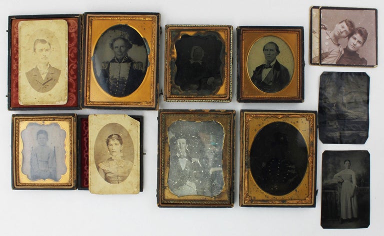 Item #3624 [Collection of 19th-Century Images of the Philpott-Smith Family of Alabama and Texas, Including Two Portraits of Family Scion, General Horatio Philpott]. Texas Photographica, Horatio Vabzarigo Philpott.