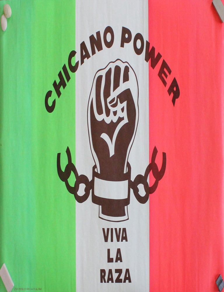 Item #4175 Chicano Power Viva La Raza [poster title]. California.