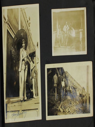 Item #5820 [Vernacular Photo Album and Scrapbook Documenting the Travel and Activities of...