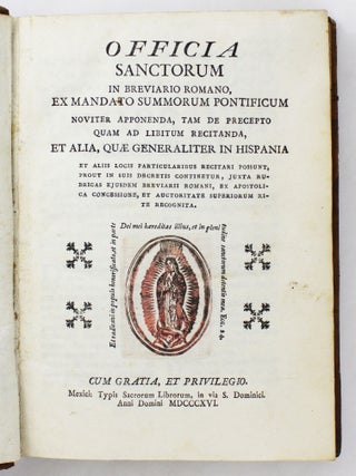 Item #6178 Officia Sanctorum in Breviario Romano, Ex Mandato Summorum Pontificum Noviter...