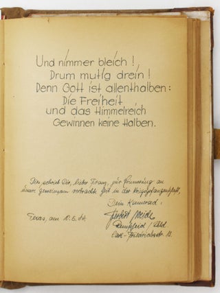 Item #6431 [Manuscript Friendship Album of a German Prisoner of War in Texas During World War...