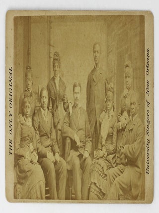 Item #6439 The Only Original University Singers of New Orleans [caption title]. African...