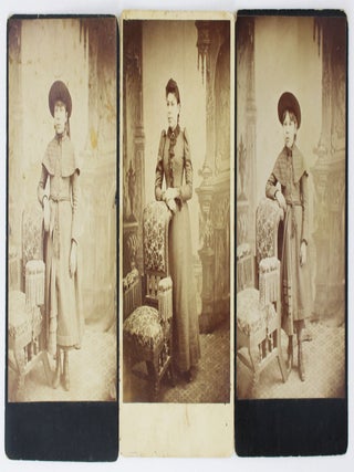 Item #6443 [Three Cabinet Cards of Identified Native Americans from a Philadelphia...