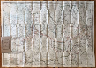 Railroad Commission Map of Washington. 1910