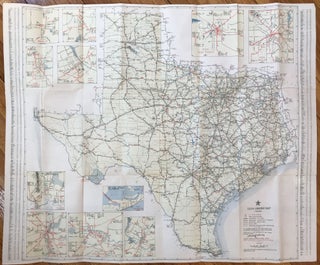 Item #1047 Official Map of the Highway System of Texas. Texas, Highways