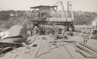 Item #1062 [Group of Thirty-Five Real Photo Post Cards Chronicling Construction of the Bagnell...