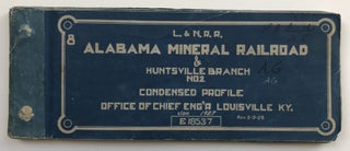 Item #1134 L. & N.R.R. Alabama Mineral Railroad & Huntsville Branch No.2 Condensed Profile [cover...