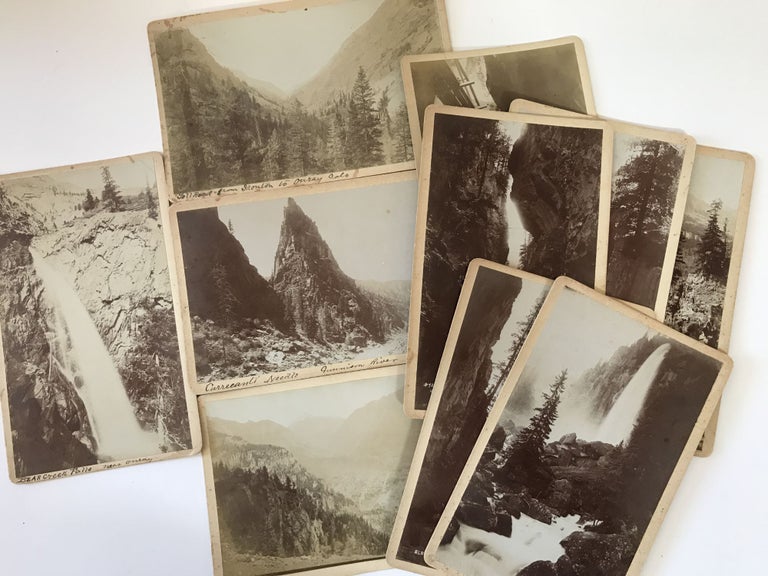 Item #1194 [Ten Boudoir Card Tourist Photographs of the Area Around Ouray, Colorado]. Colorado, Michael Brumfield.