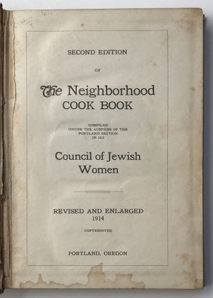Second Edition of the Neighborhood Cook Book