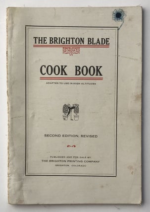 Item #1218 Brighton Blade Cook Book. Cook Books, Colorado
