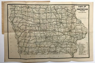 Item #1277 Copy of Official Primary Road System of Iowa [cover title]. Iowa