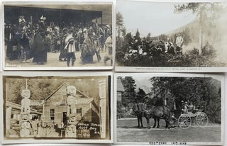 [Thirteen Real Photo Postcards Depicting First Peoples in British Columbia, and Two from Alaska]