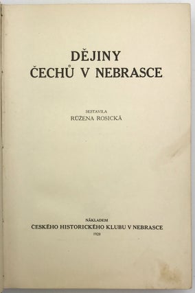 Dejiny Cechu v Nebrasce