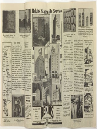 The Latest Map of Los Angeles Compliments Bekins Van and Storage Co.