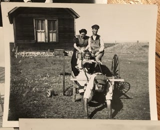 [Small Archive of Eighteen Glass Plates with Images of Life in South Dakota]