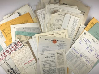 Item #1607 [Business Archive of Mid-20th-Century, Western Oil and Mining Investment Ephemera]. Oil
