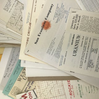 [Business Archive of Mid-20th-Century, Western Oil and Mining Investment Ephemera]