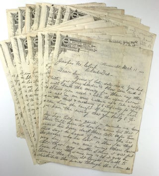 Item #1657 [Archive of Letters from Farmer George Brown to His Managing Agent, Jasper Clark, in...