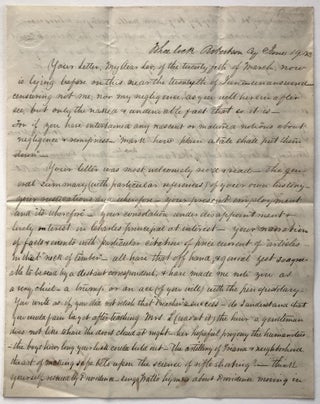 Item #1719 [Autograph Letter, Signed, by a Drunk Texas Attorney in Rural Robertson County]....