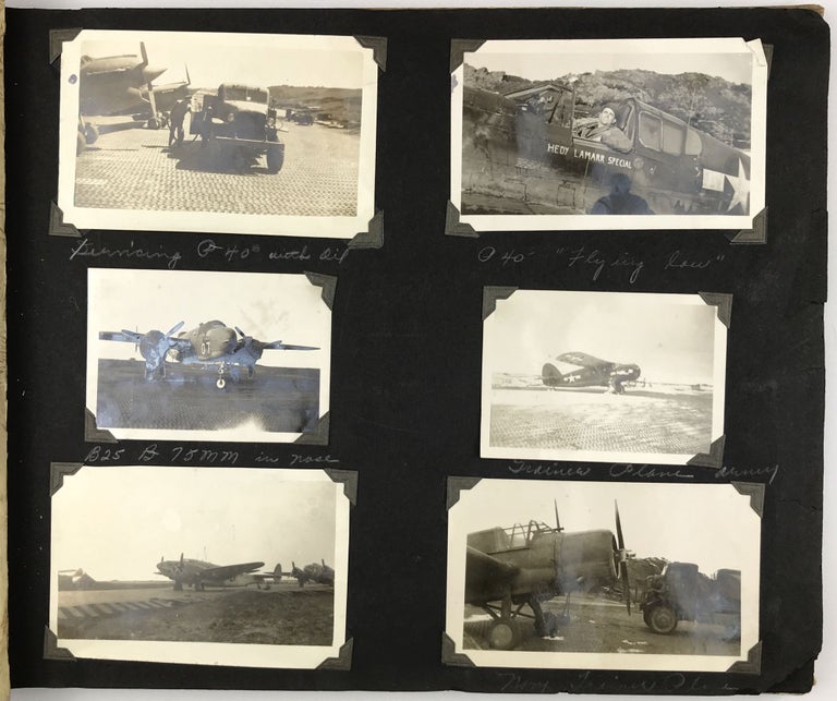 Item #1769 [Photo Album Containing More than 100 Original Photographs of the 39th Air Depot at Amchitka, Alaska During World War II]. Alaska, World War II.