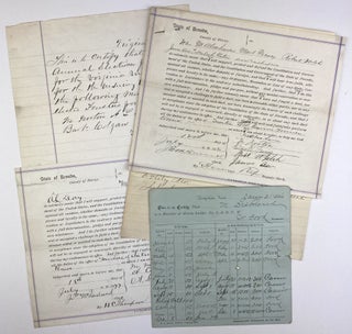 Item #1882 [Three Documents Relating to the Organization of Miners' Unions in Virginia City,...