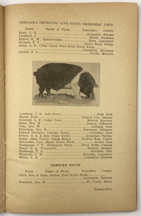 Directory of the Nebraska Improved Live Stock Breeders' Association