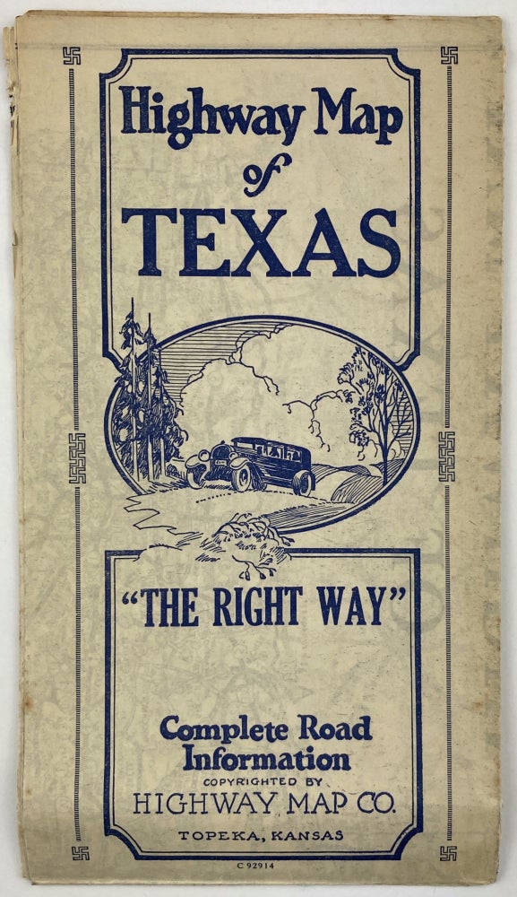 Item #1921 Highway Map of Texas. Texas.