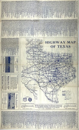 Highway Map of Texas