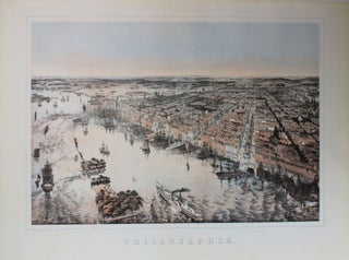 Item #2140 Bird's Eye View of Philadelphia. John Bachmann, after