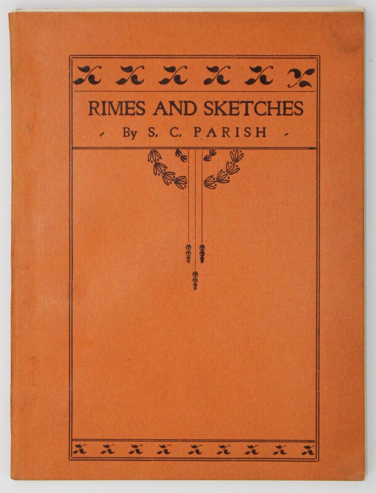 Item #2184 Rimes and Sketches. Samuel Claborn Parish.