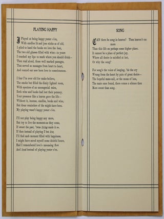 Playing Happy and Other Poems