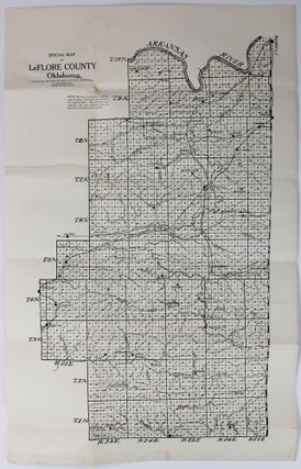 Item #2208 Special Map of LeFlore County, Oklahoma. Oklahoma