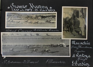 [Compilation of Nearly 180 Photographs of Horse Racing at the Hipodromo de Maroñas, Montevideo, During the 1940s and 1950s]