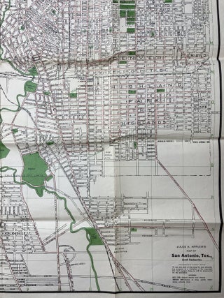 Jules A. Appler's Map of San Antonio, Tex., and Suburbs