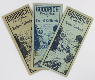Item #2314 Goodrich Map of Northern California [with]: Goodrich Map of Central California [with]:...