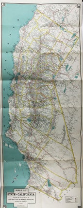 Highway Map of the State of California Prepared and Copyrighted by the California Automobile Association
