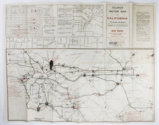 Item #2317 Tourist Motor Map of California. The Paradise of the Motorist. California, Automobiles