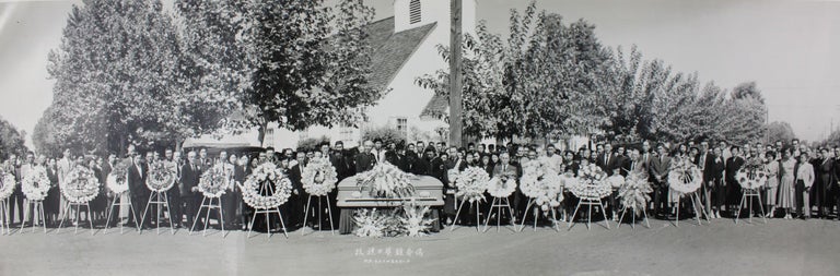 Item #2341 Funeral of the Late Shigeki Yokota [caption title in Japanese, translated to English]. Japanese American Photographica, California.