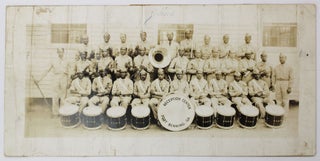 Item #2425 [Panoramic Photograph of the African-American Brass Band at the Reception Center of...