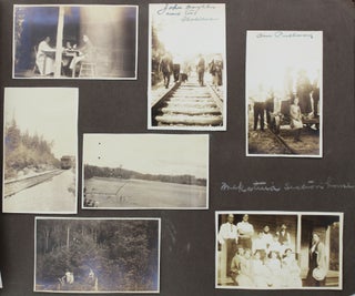[Partially-Annotated Vernacular Photograph Album and Scrapbook Documenting a Prominent Detroit Family's Travels to California, Texas, Louisiana, and Canada]