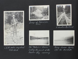 [Handsome Annotated Vernacular Photograph Album Documenting Hunting and Travel in Canada and Alaska]