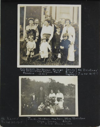 [Charming Annotated Vernacular Photograph Album Assembled by Students of the North Galiano School and Given to Their Teacher in British Columbia]