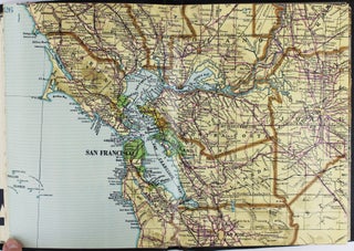 Item #2443 Heald-Menerey's Geographical, Commercial and Recreational Map of California....