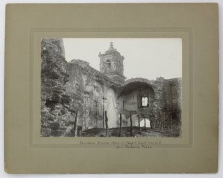 Item #2522 [Four Cabinet Card Photographs of the San Juan Mission in San Antonio, Each With...