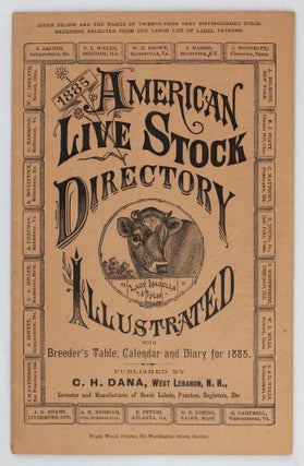 Item #2612 American Live Stock Directory Illustrated with Breeder's Table, Calendar and Diary for...