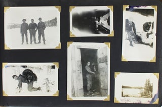 Item #2645 [Vernacular Photograph Album of Raymond Cesena, Documenting Logging and Hunting in the...