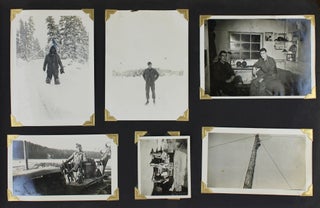 [Vernacular Photograph Album of Raymond Cesena, Documenting Logging and Hunting in the Alaskan Wilderness During World War II]